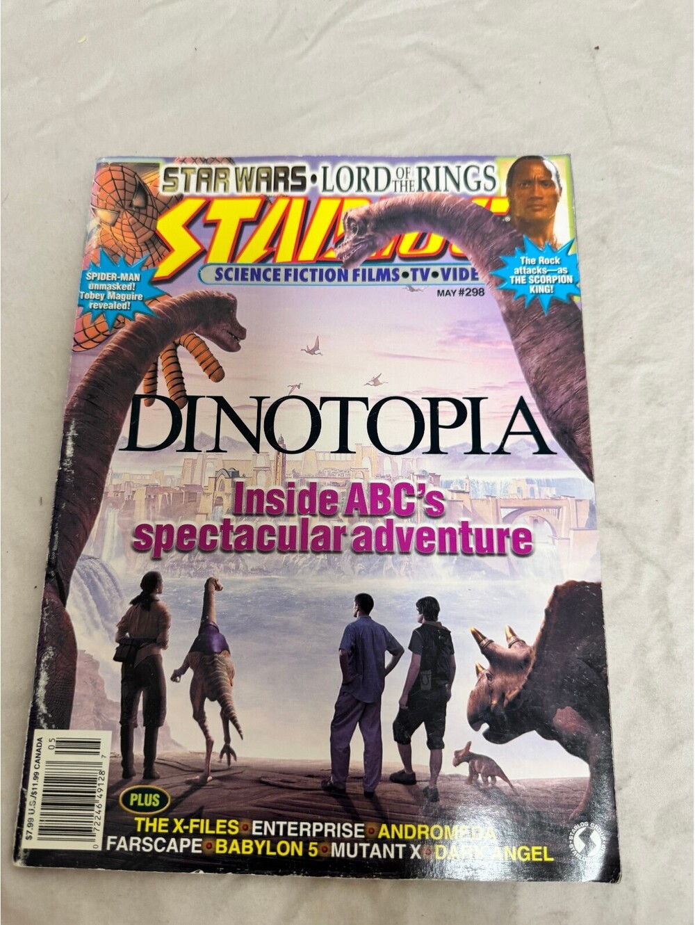 Starlog Magazine #298 May 2002 Dinotopia Spider-Man Star Wars Episode II